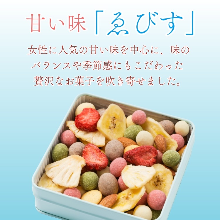 色とりどりのお菓子玉手箱 ~吹き寄せ ゑびす(夏秋)~