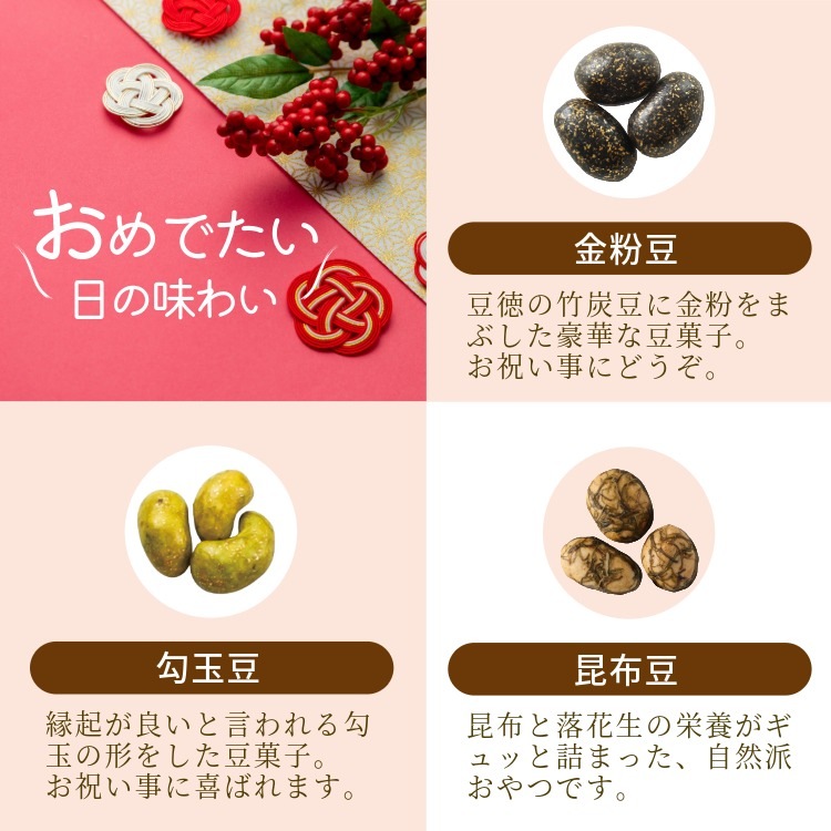 風呂敷包みの贈り物 ~福まめだより~