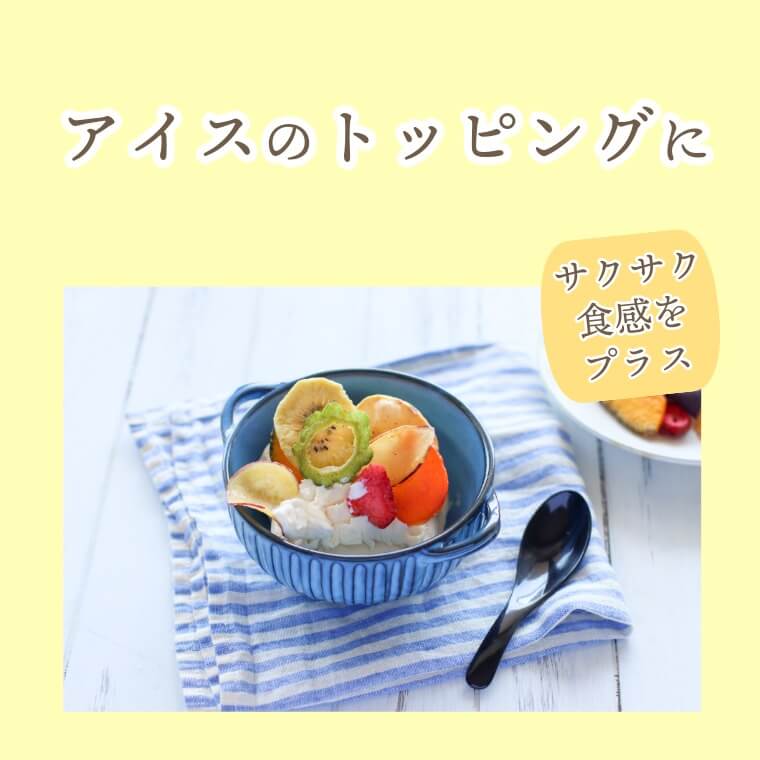 春限定の野菜と果物 ~10種類の野菜果物チップス~