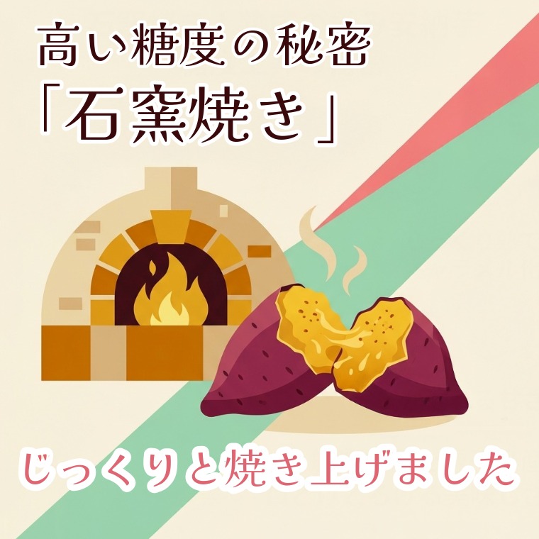 石蔵熟成の甘さ~種子島産 炭火焼き安納焼き芋~
