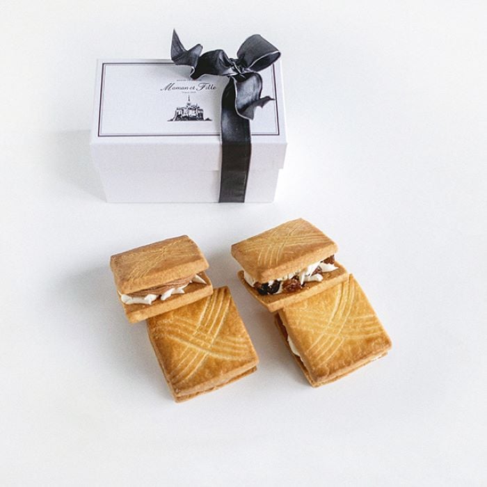 レーズンサンド＆マロンカシスサンド ( Sandwich raisin＆Sandwich cassis marron　4pièce)