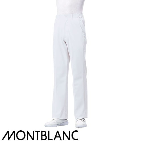 スクラブ パンツ 住商モンブラン 72-1171 白衣 ズボン 白パンツ 白ズボン メンズ 男性用 医療用 人気 制服 ユニフォーム 医者 看護師 ストレッチ ストレート 楽 おしゃれ かっこいい 動きやすい おすすめ