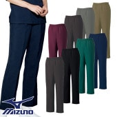 【メール便対応】スクラブ パンツ ミズノ MIZUNO MZ-0022 白衣 ズボン ユニセックス 男女兼用 医療用 人気 制服 ユニフォーム 医師 看護師 ファスナー 病院 おしゃれ かわいい 可愛い かっこいい 動きやすい