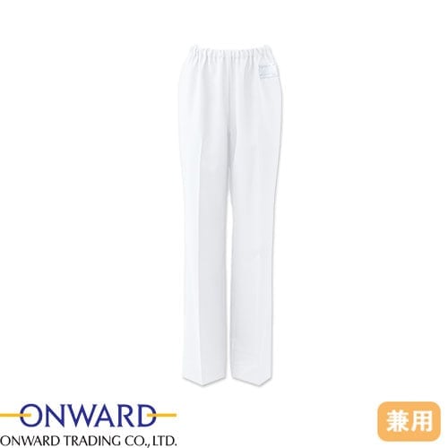 スクラブ パンツ オンワード ONWARD ラフィーリア PO-2022 白衣 ズボン 白パンツ 白ズボン ユニセックス 男女兼用 医療用 人気 制服 ユニフォーム 医師 看護師 スリム 病院 おしゃれ かわいい 可愛い かっこいい