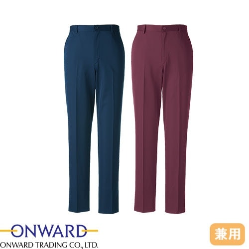 スクラブ パンツ オンワード ONWARD ラフィーリア PO-2032・2033 白衣 ズボン ユニセックス 男女兼用 医療用 人気 制服 ユニフォーム 医師 看護師 病院 スリム テーパード おしゃれ かわいい 可愛い かっこいい