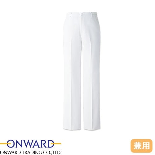 スクラブ パンツ オンワード ONWARD ラフィーリア PO-2037 白衣 ズボン 白パンツ 白ズボン ユニセックス 男女兼用 医療用 人気 制服 ユニフォーム 医師 看護師 歯科医 病院 ストレート おしゃれ かわいい 可愛い かっこいい