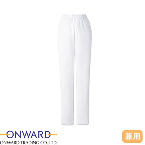スクラブ パンツ オンワード ONWARD ラフィーリア PR-5015 白衣 ズボン 白パンツ 白ズボン ユニセックス 男女兼用 医療用 人気 制服 ユニフォーム 医師 看護師 病院 ウエストゴム おしゃれ かわいい かっこいい