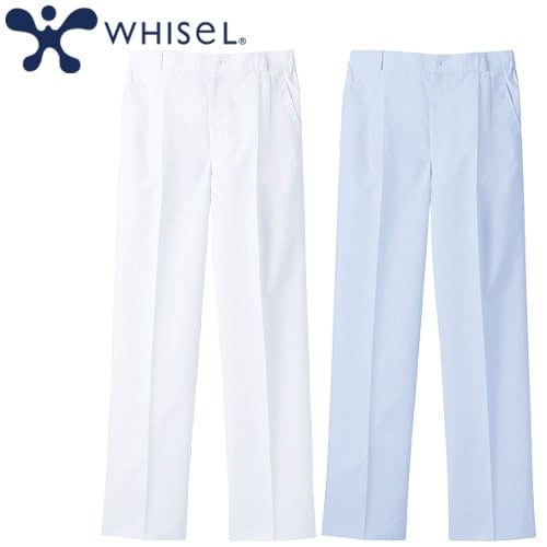パンツ ツータック WH10916 白衣 ズボン 自重堂 whisel ホワイセル メンズ 男性用 白パンツ 白ズボン 医療 介護 人気 制服 ユニフォーム 医師 医者 看護師 ナース 楽 ニット 病院 おしゃれ かっこいい