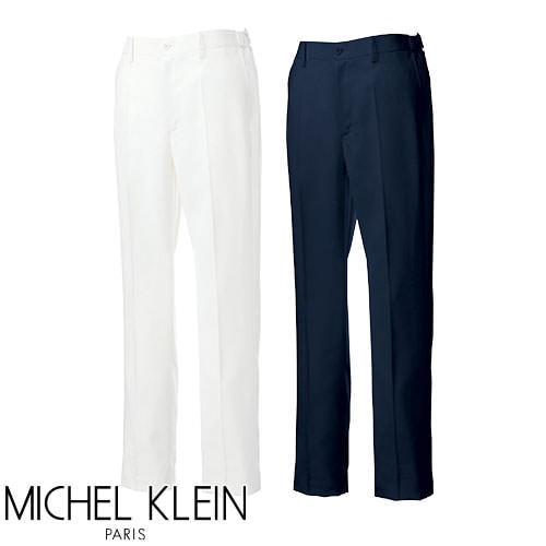 パンツ MK-0009 MICHEL KLEIN ミッシェルクラン 白衣 ズボン ナースウェア メンズ 男性用 看護師 ナース服 制服 ユニフォーム スリム 病院 クリニック サロン エステ おしゃれ かっこいい