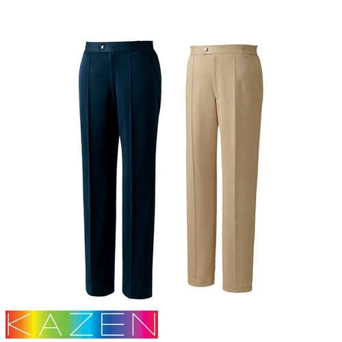 メンズ スラックス パンツ KZN612 医療 白衣 ズボン 男性用 KAZEN カゼン 医療用 制服 ユニフォーム 医者 医師 看護師 ナース 歯科 歯科衛生士 スリム 美脚 介護 病院 ニット 制菌 SEK おしゃれ かっこいい 履きやすい