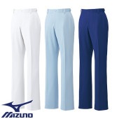 パンツ MZ-0070 白衣 ズボン ミズノ MIZUNO レディース 女性用 白パンツ 白ズボン 医療 介護 人気 制服 ユニフォーム 医師 医者 看護師 スリム ファスナー 病院 おしゃれ かわいい 可愛い 動きやすい おすすめ