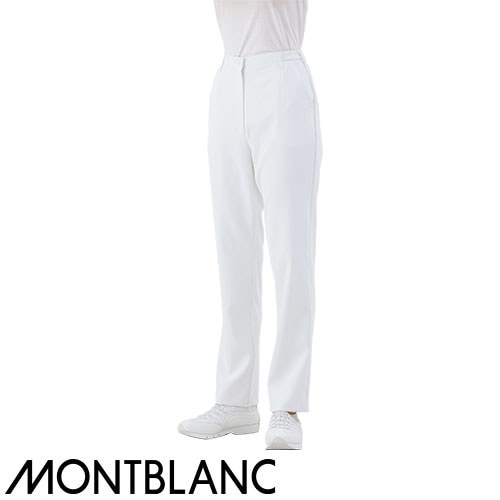 パンツ ナースパンツ 73-1161 白衣 ズボン 住商モンブラン レディース 女性用 医療 制服 ユニフォーム 医者 医師 看護師 ナース スリム ストレッチ 上品 動きやすい 防汚 病院 おしゃれ かわいい 可愛い