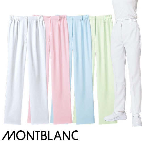 パンツ ナースパンツ 73-1355・1353・1357・1351 白衣 ズボン 住商モンブラン スクラブ レディース 女性用 医療 制服 ユニフォーム 医者 医師 看護師 ナース ストレッチ 軽量 伸縮性 上品 病院 おしゃれ かわいい