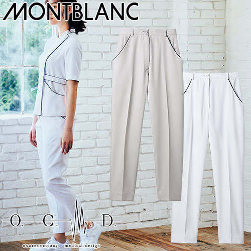 パンツ OM702-01・10 白衣 ズボン 住商モンブラン レディース 女性用 医療 制服 ユニフォーム 医者 医師 看護師 ナース 事務 テーパード 吸汗 制電 防汚 病院 歯科 歯科衛生士 おしゃれ かわいい 可愛い