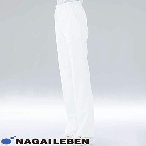パンツ FT-4408 白衣 ズボン ナガイレーベン レディース 女性用 白パンツ 白ズボン 医療 介護 人気 制服 ユニフォーム 医師 医者 看護師 ウエストゴム スリム 病院 おしゃれ かわいい 可愛い 動きやすい おすすめ