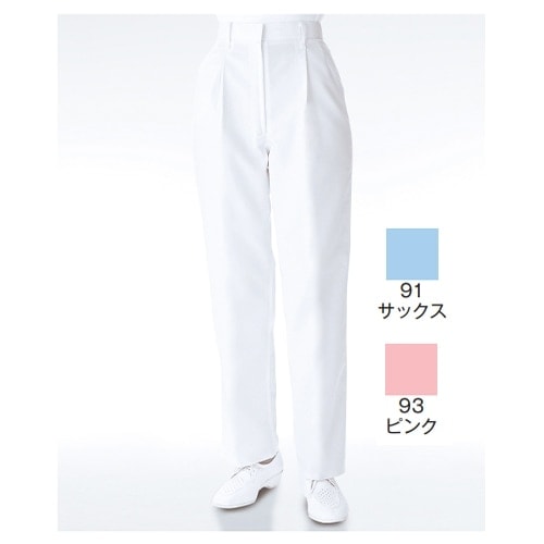 レディス スラックス パンツ 821-91・93 医療 白衣 ズボン KAZEN カゼン レディース 女性用 医療用 制服 ユニフォーム 医者 看護師 ナース 歯科衛生士 介護 病院 ストレッチ ポケット 丈夫 おしゃれ かわいい 可愛い 履きやすい