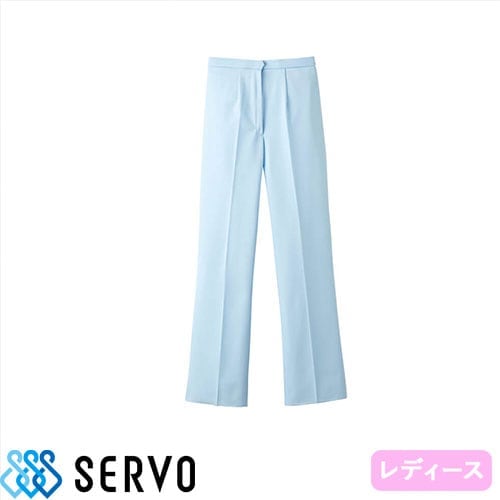 [特価]パンツ 白衣 ズボン PA-4005 サーヴォ Servo レディース 女性用 医療用 介護用 業務用 介護士 医療 制服 ユニフォーム 医者 医師 看護師 ナース 病院 ストレート 楽 おしゃれ かわいい 可愛い 履きやすい