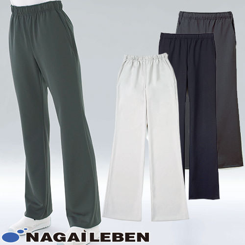 パンツ NJ-5203 白衣 ズボン ナガイレーベン ユニセックス 男女兼用 白パンツ 白ズボン 医療 介護 人気 制服 ユニフォーム 医師 医者 看護師 ナース ニット ポケット 病院 おしゃれ かわいい 可愛い かっこいい