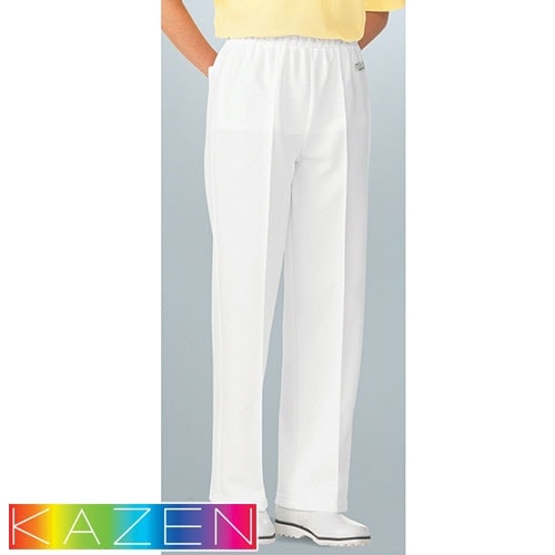 ニット スラックス パンツ 830-10 医療 白衣 ズボン KAZEN カゼン ユニセックス 男女兼用 医療用 制服 ユニフォーム 医者 医師 看護師 ナース 介護 病院 ストレッチ 総ゴム 楽 おしゃれ かわいい 可愛い かっこいい