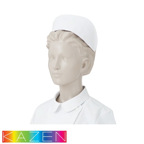【メール便対応】医療用 KAZEN カゼン ナースキャップ(丸型)(2枚入) 186-40 医療 制服 ユニフォーム 病院 おしゃれ かわいい 可愛い ナースタック付