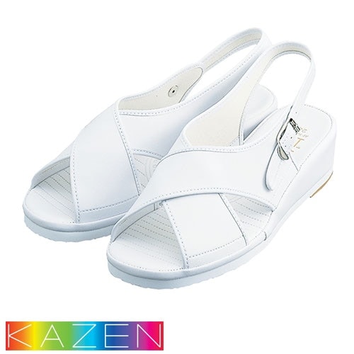サンダル ナースサンダル 191-09 ナースシューズ KAZEN カゼン 履きやすい 疲れにくい 疲れない 高いヒール ヒール高 クッション 軽い 医療 介護 看護師 ナース 介護士 病院 快適 おしゃれ レザー 人気 かわいい 可愛い おすすめ
