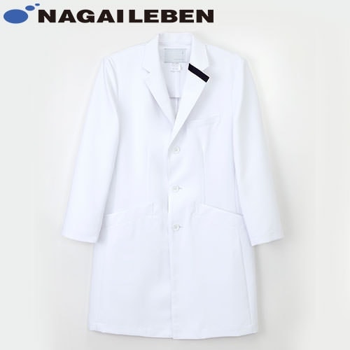 ナガイレーベン 男子シングルドクターコート CJ-3420 ドクターコート 白衣 メンズ 男性用 医師 薬剤師 医療 制服 ユニフォーム 病院 おしゃれ かっこいい プロ仕様診察衣 実習衣 クリニック