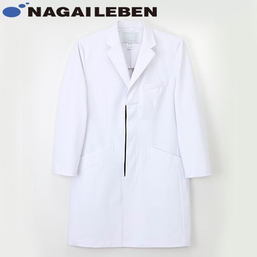 ナガイレーベン 男子シングルドクターコート SD-3410 ドクターコート 白衣 メンズ 男性用 医師 薬剤師 医療 制服 ユニフォーム 病院 おしゃれ かっこいい プロ仕様診察衣 実習衣 クリニック