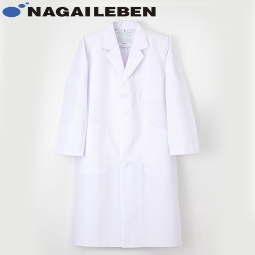 シングル診察衣 ドクターコート 長袖 TAP-65 ナガイレーベン 白衣 メンズ 男性用 医者 看護師 ナース 薬剤師 病院 薬局 医療用 制服 ユニフォーム ナース服 実験 おしゃれ かっこいい 動きやすい おすすめ