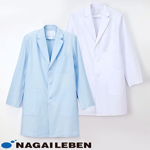 ナガイレーベン 男子シングル診察衣 KEX-5180 ドクターコート 白衣 メンズ 男性用 医師 薬剤師 医療 制服 ユニフォーム 病院 おしゃれ かっこいい プロ仕様診察衣 実習衣 クリニック