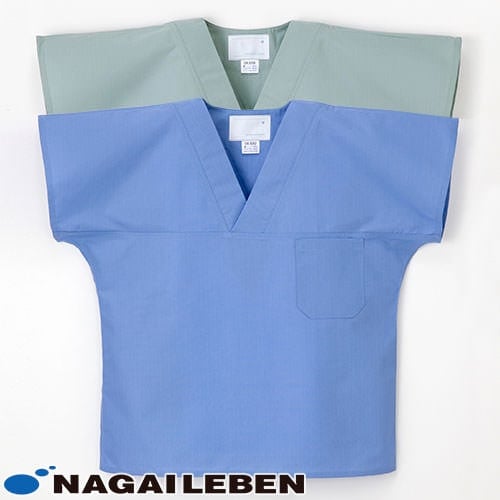 男子スクラブ 白衣 半袖 OR-8202 メンズ 男性用 ナガイレーベン Naway