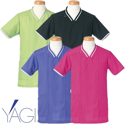 半袖 スクラブジャケット 白衣 半袖 R8496 メンズ 男性用 リゼルヴァ RISERVA 医者 看護師 ナース ナース服 研修医 医療 人気 ファスナー 速乾 制服 ユニフォーム 病院 小児科 介護 リハビリ かっこいい おしゃれ 動きやすい