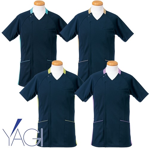 半袖 スクラブジャケット 白衣 半袖 R8997 メンズ 男性用 リゼルヴァ RISERVA 医者 看護師 ナース ナース服 研修医 医療 人気 ストレッチ 伸びる 制服 ユニフォーム 病院 小児科 介護 かっこいい おしゃれ 動きやすい