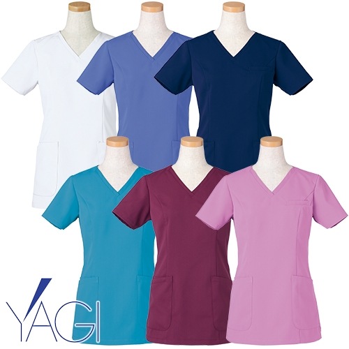 半袖 スクラブジャケット 白衣 半袖 R8643 レディース 女性用 リゼルヴァ RISERVA 医者 看護師 ナース ナース服 研修医 医療 人気 速乾 制服 ユニフォーム 病院 小児科 エステ 介護 可愛い かわいい おしゃれ 動きやすい