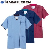 ふくちゃん スチールシャーシ SP1*1 Mi9*1 421*2 合計4枚 スクラブ 白衣 医療 半袖 MFT-5802 ナガイレーベン Naway 男女兼用