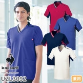 ニットスクラブ 医療 白衣 UZL3092 男女兼用 ルコックスポルティフ