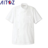 ケーシー 白衣 ジャケット 861301 医療 治療 襟なし AITOZ アイトス メンズ 男性用 半袖 医師 医者 看護師 ナース 医療用 病院 クリニック 作業療法 人気 上衣 医務衣 診察衣 清潔 動きやすい 安い かっこいい おしゃれ おすすめ 通販