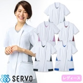 ケーシー 白衣 ジャケット MJAL-1803 レディース 女性用 サーヴォ