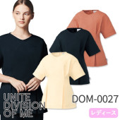 チュニック 白衣 DOM-0027 unite ユナイト チトセ 半袖 看護師 ナース ナース服 レディース 女性用 医療用 ショート丈 短め 制服 ユニフォーム おしゃれ かわいい 可愛い 人気 病院 エステ サロン ゆったり 襟付き 制電