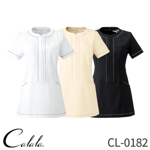 チュニック 白衣 CL-0182 Calala キャララ チトセ 半袖 看護師 ナース