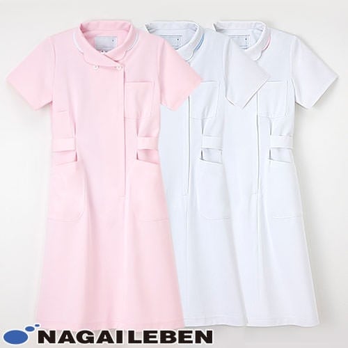 ワンピース 白衣 ナース服 HO-1937 ナガイレーベン Naway 半袖 医療用