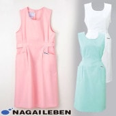 ナガイレーベン ケアガウン NO-1350 エプロン 介護 介護士 介護用 制服 ユニフォーム 汚れ防止 おしゃれ かわいい看護師 ナース 医療 医療用 保育士 訪問介護