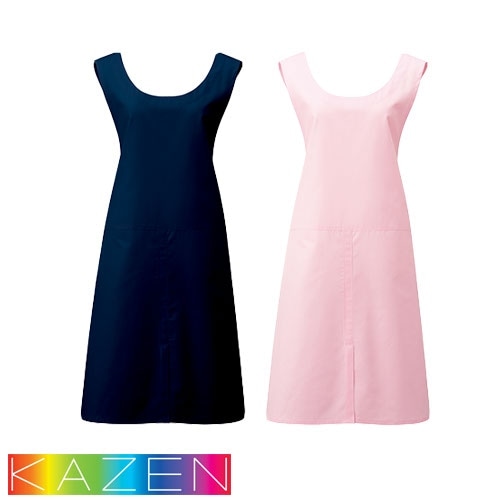 エプロン 介護 介護士 KAZEN カゼン 撥水エプロン 908-93 908-98 介護用 看護 制服 ユニフォーム 看護師 ナース シンプル 汚れ防止 おしゃれ かわいい 可愛い 着脱簡単 丈夫 予防衣
