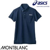 ポロシャツ 半袖 CHM306 asics アシックス シャツ 介護服 仕事着