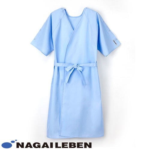 術前術後衣 患者衣 検診衣 ナガイレーベン PC-366 病衣 入院着 患者着 半袖 メンズ レディース 浴衣 浴衣式 検査 検診 健康診断 入院 患者 院内着 病院 手術室 介護 おしゃれ かわいい 可愛い かっこいい