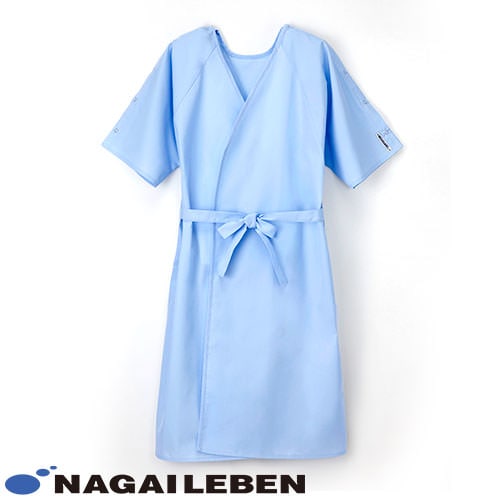 術前術後衣 患者衣 検診衣 ナガイレーベン PC-366 病衣 入院着 患者着 半袖 メンズ レディース 浴衣 浴衣式 検査 検診 健康診断 入院 患者 院内着 病院 手術室 介護 おしゃれ かわいい 可愛い かっこいい