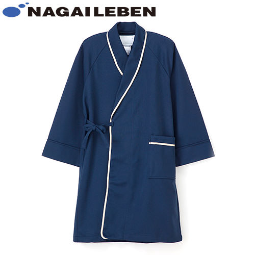検診ガウン 患者衣 検診衣 ナガイレーベン LK-1430 病衣 入院着 患者着 長袖 ガウン メンズ レディース じんべい 甚平 パジャマ 検査 検診 健康診断 入院 患者 院内着 病院 介護 無地 おしゃれ かわいい 可愛い かっこいい