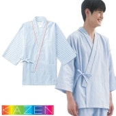 患者着5枚セット 患者衣 甚平型 検診衣 KAZEN カゼン 285-71・72 病衣 入院着