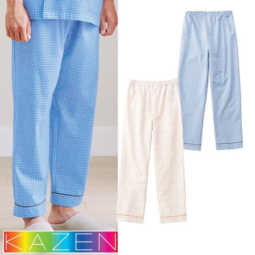 患者衣 スラックス 検診衣 KAZEN カゼン 286-71・72 病衣 入院着 患者着 メンズ レディース パンツ ズボン パジャマ 検査 検診 健康診断 入院 介護 患者 院内着 病院 介護 おしゃれ かわいい 可愛い かっこいい おすすめ