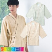 患者衣 甚平型 検診衣 KAZEN カゼン 287-22・23 病衣 入院着