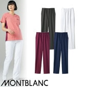 パンツ 総ゴム 73 -1191 ～ -1199 白衣 ズボン 住商モンブラン スクラブ レディース 女性用 医療 制服 ユニフォーム 医者 医師 看護師 ナース 事務 ストレッチ 伸びる 軽量 制菌 病院 おしゃれ かわいい 可愛い